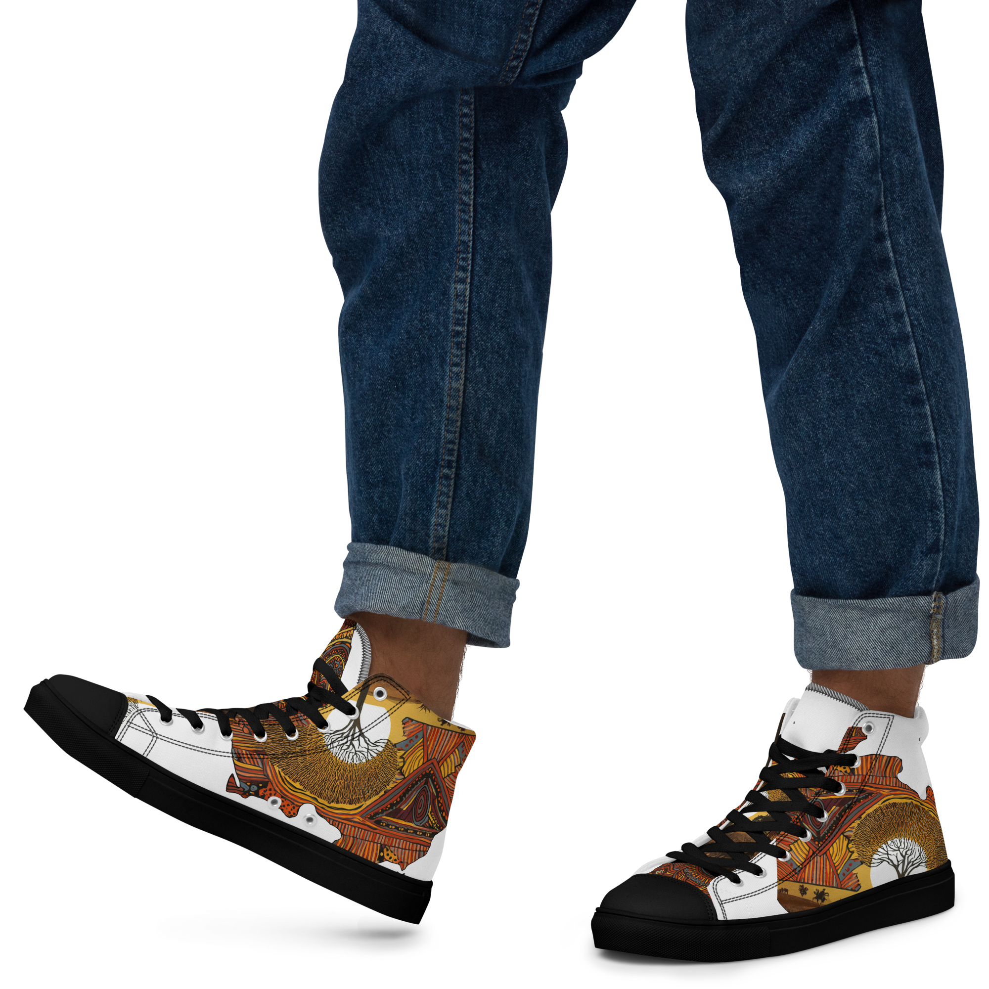 Men’s high top canvas shoes Libya