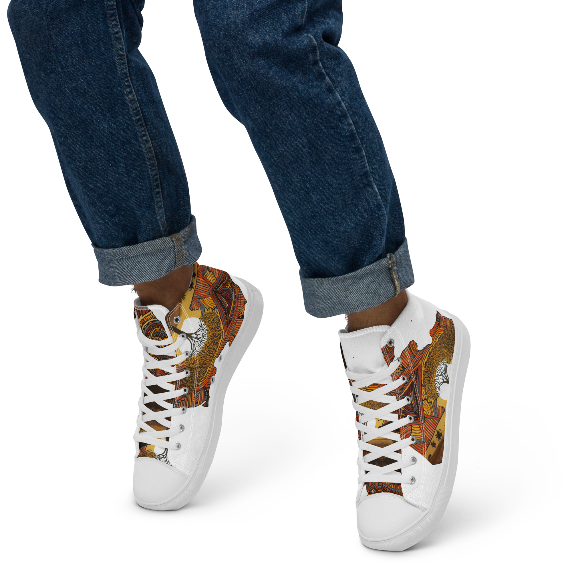 Men’s high top canvas shoes Libya