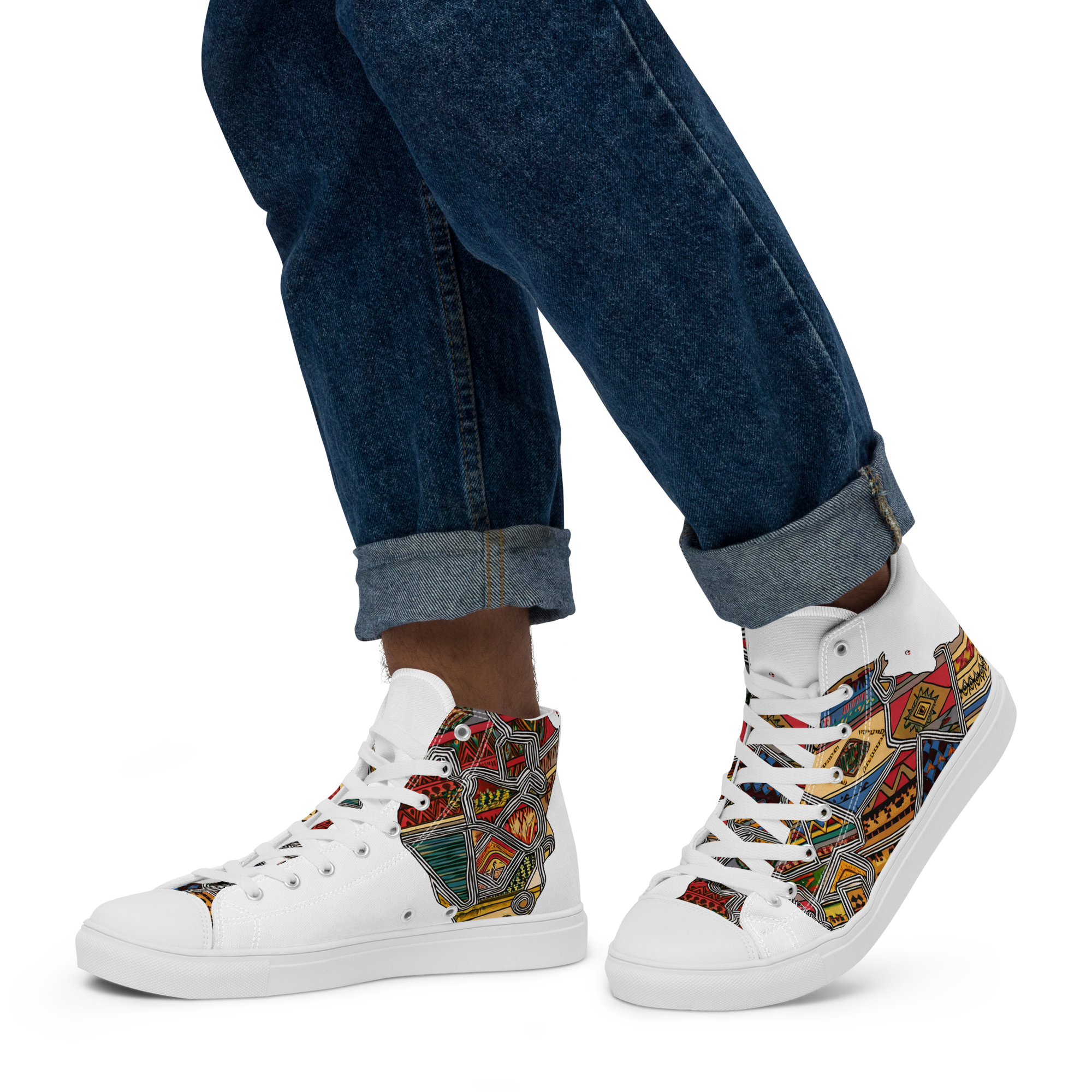 Men’s high top canvas shoes Sudan