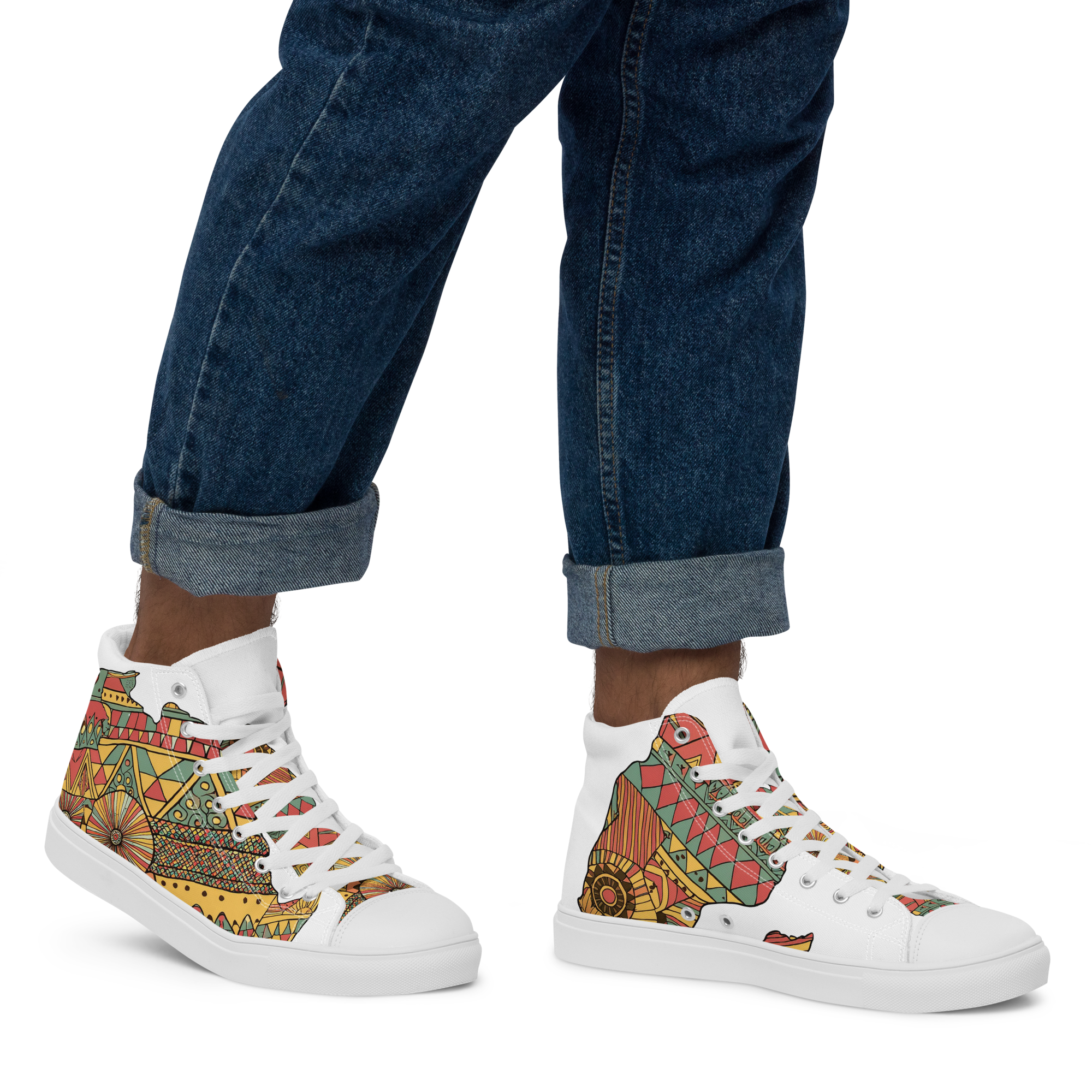 Men’s high top canvas shoes Chad