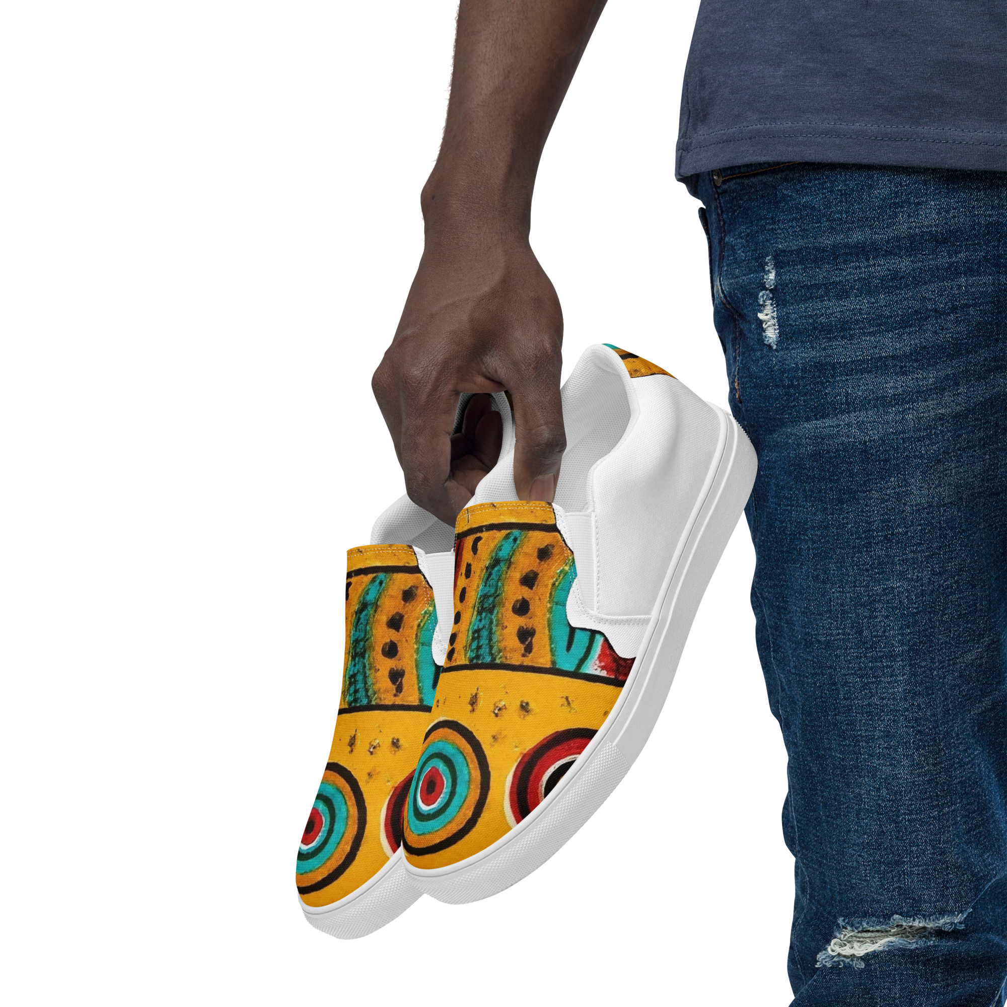 Men’s slip-on canvas shoes Cameroon Africa