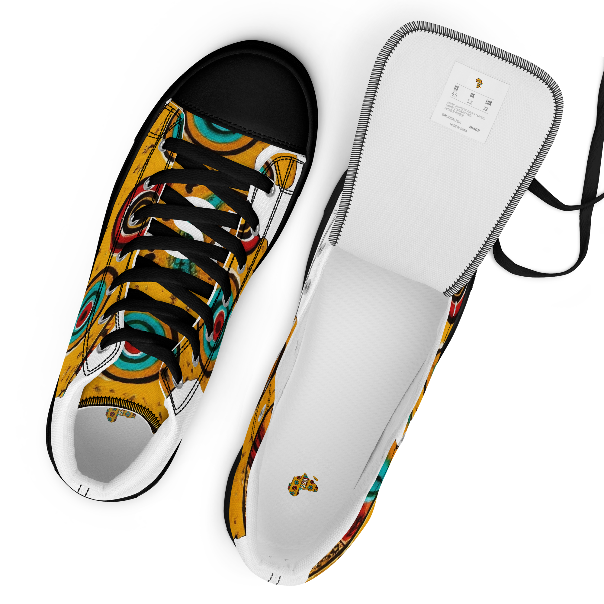 Women’s high top canvas shoes Cameroon Africa