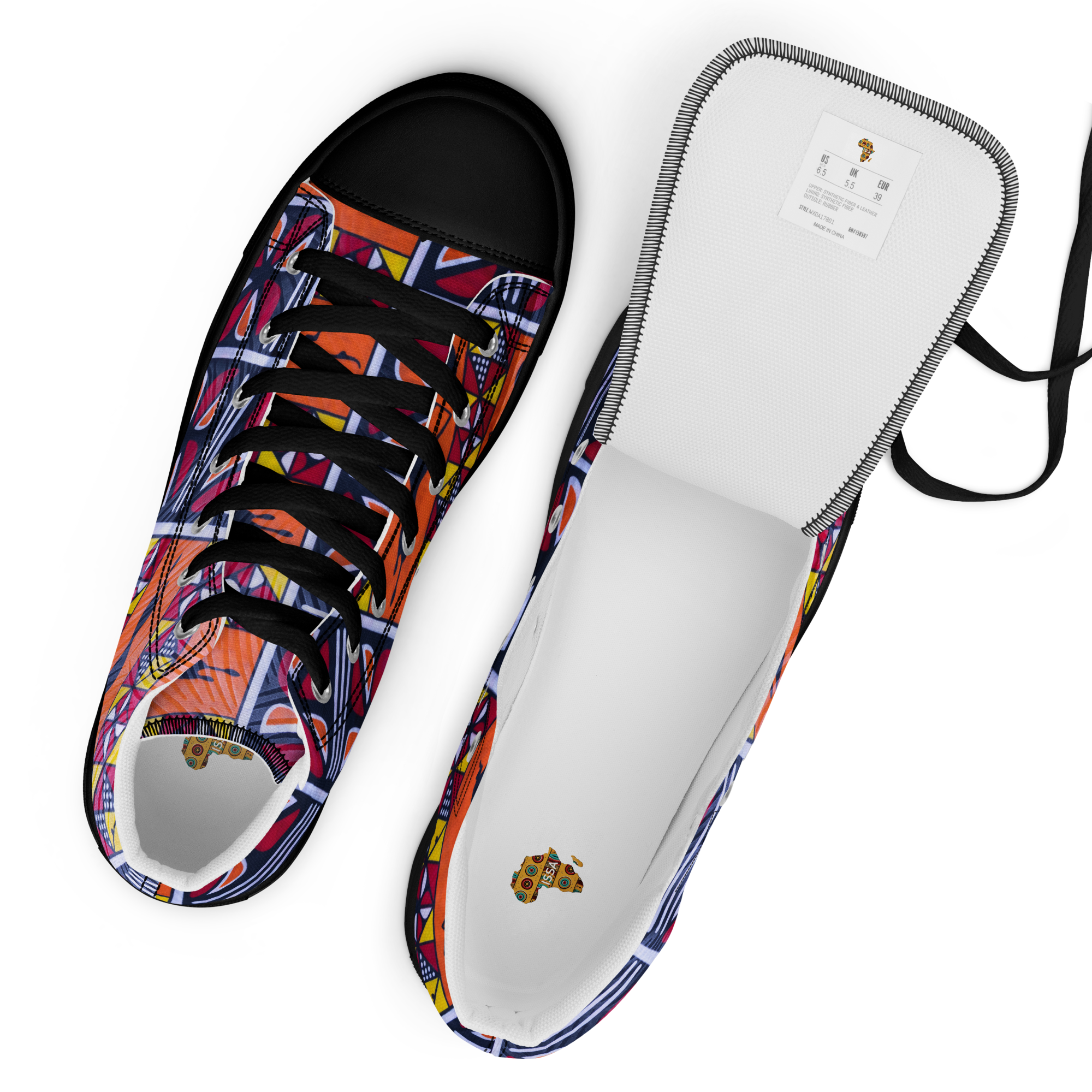 Women’s high top canvas shoes Ghana Africa