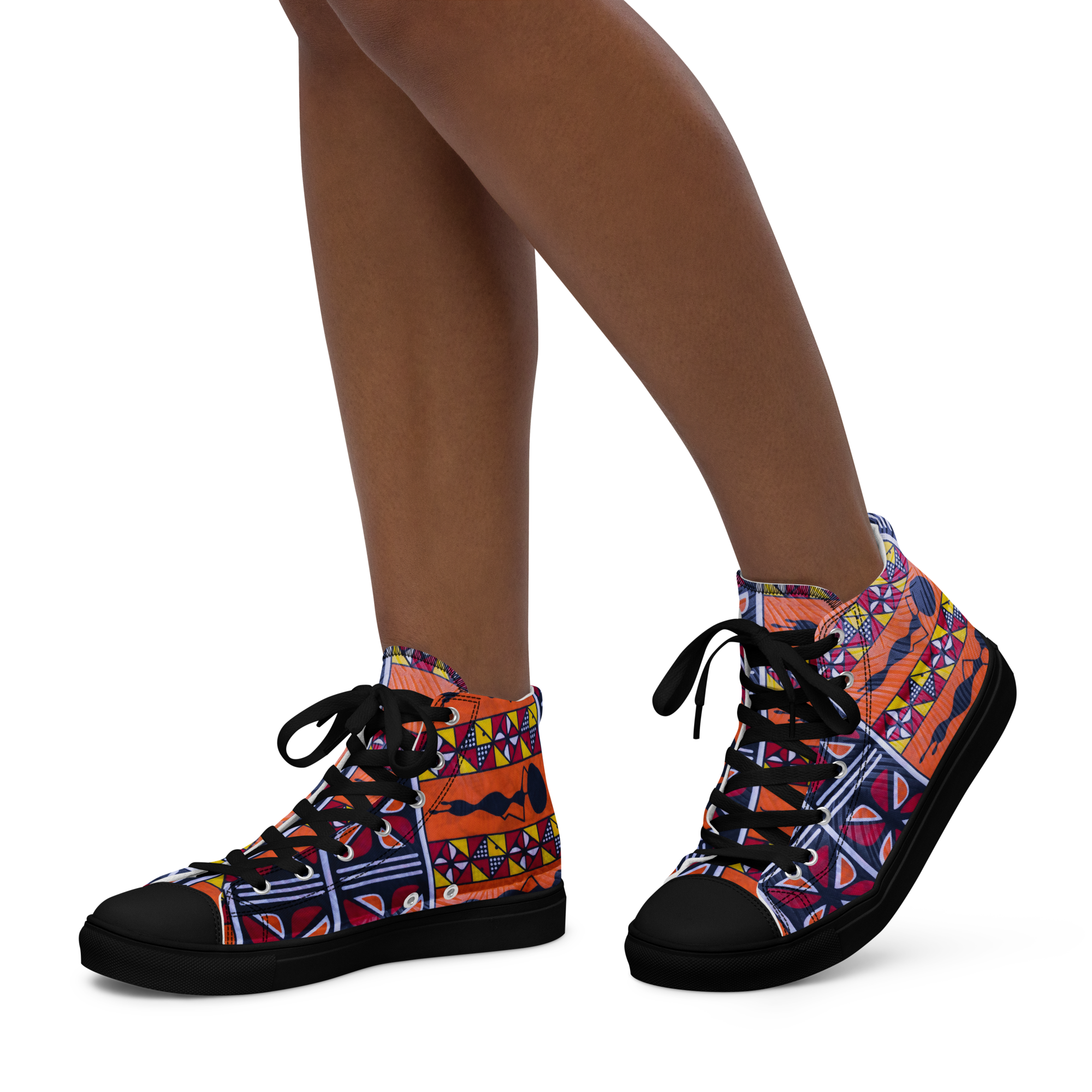 Women’s high top canvas shoes Ghana Africa