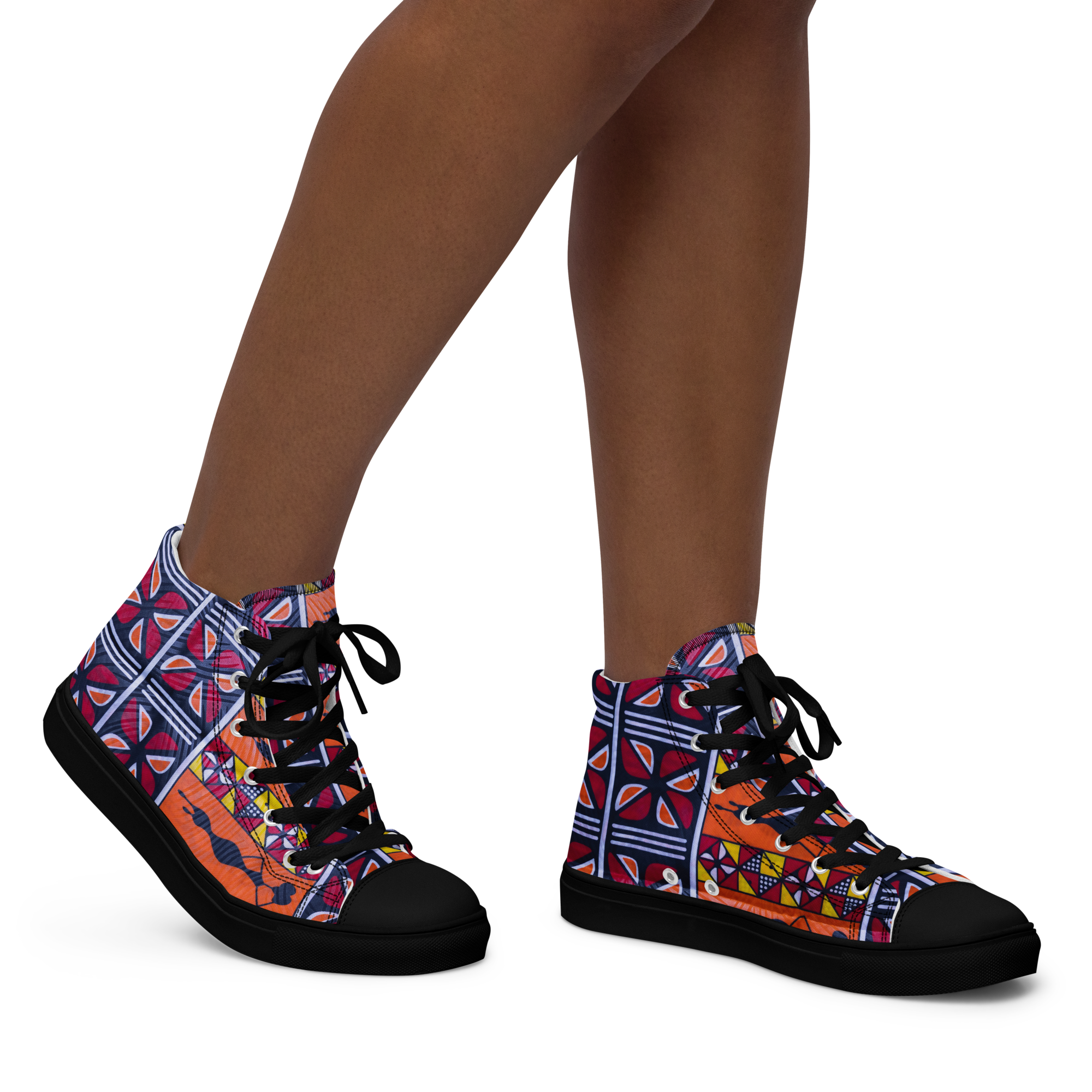 Women’s high top canvas shoes Ghana Africa