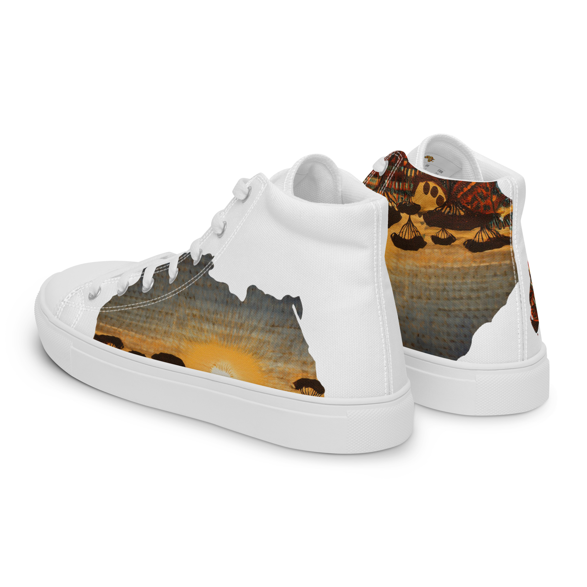 Women’s high top canvas shoes Guinea