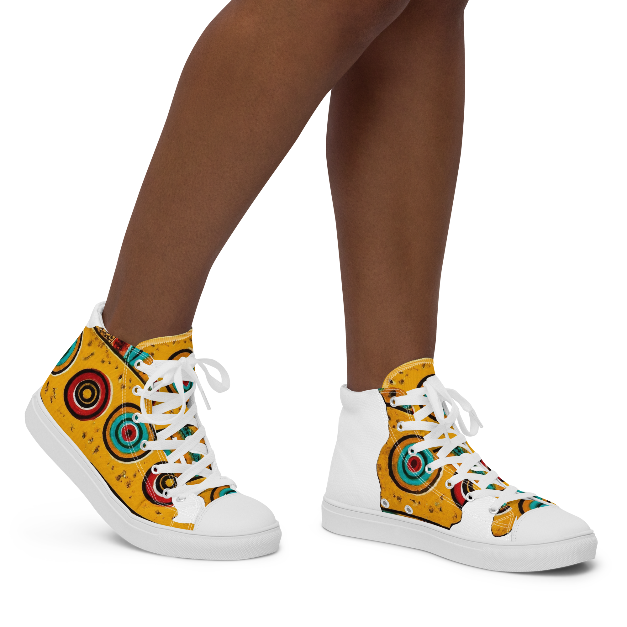 Women’s high top canvas shoes Cameroon Africa