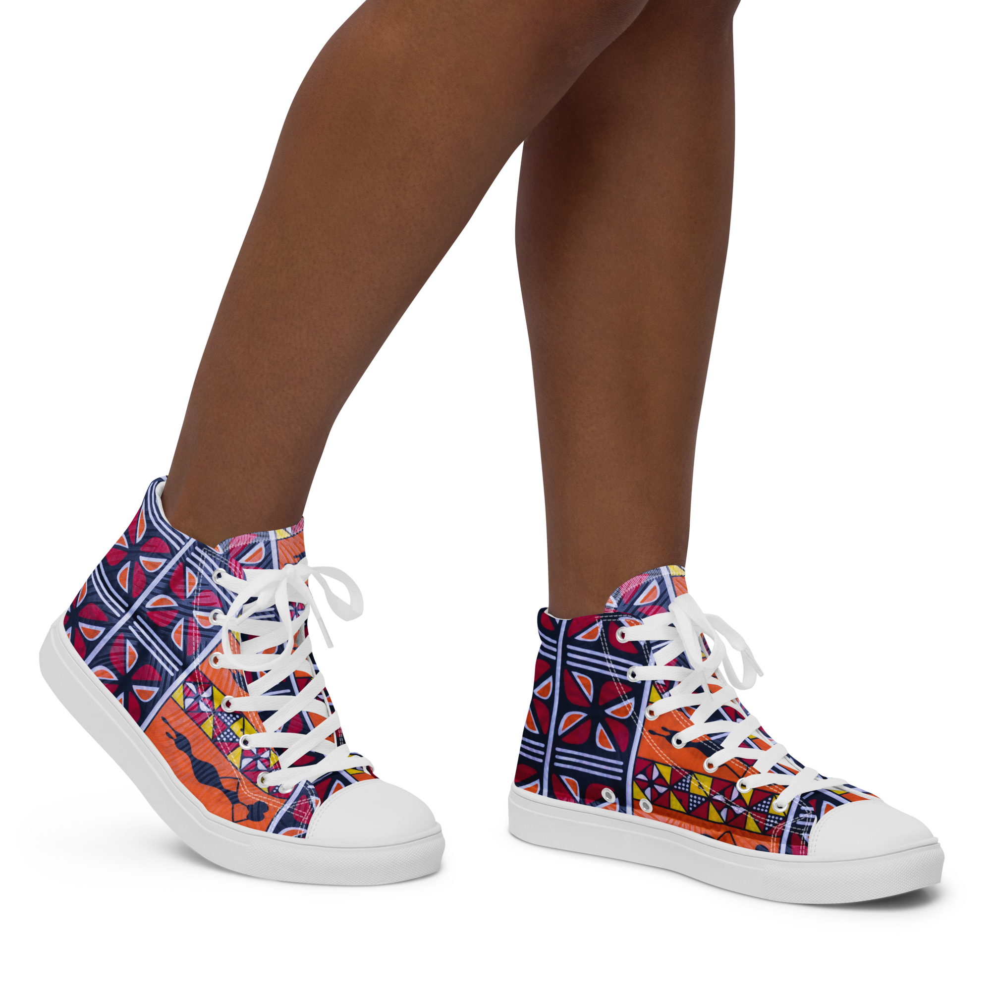 Women’s high top canvas shoes Ghana Africa