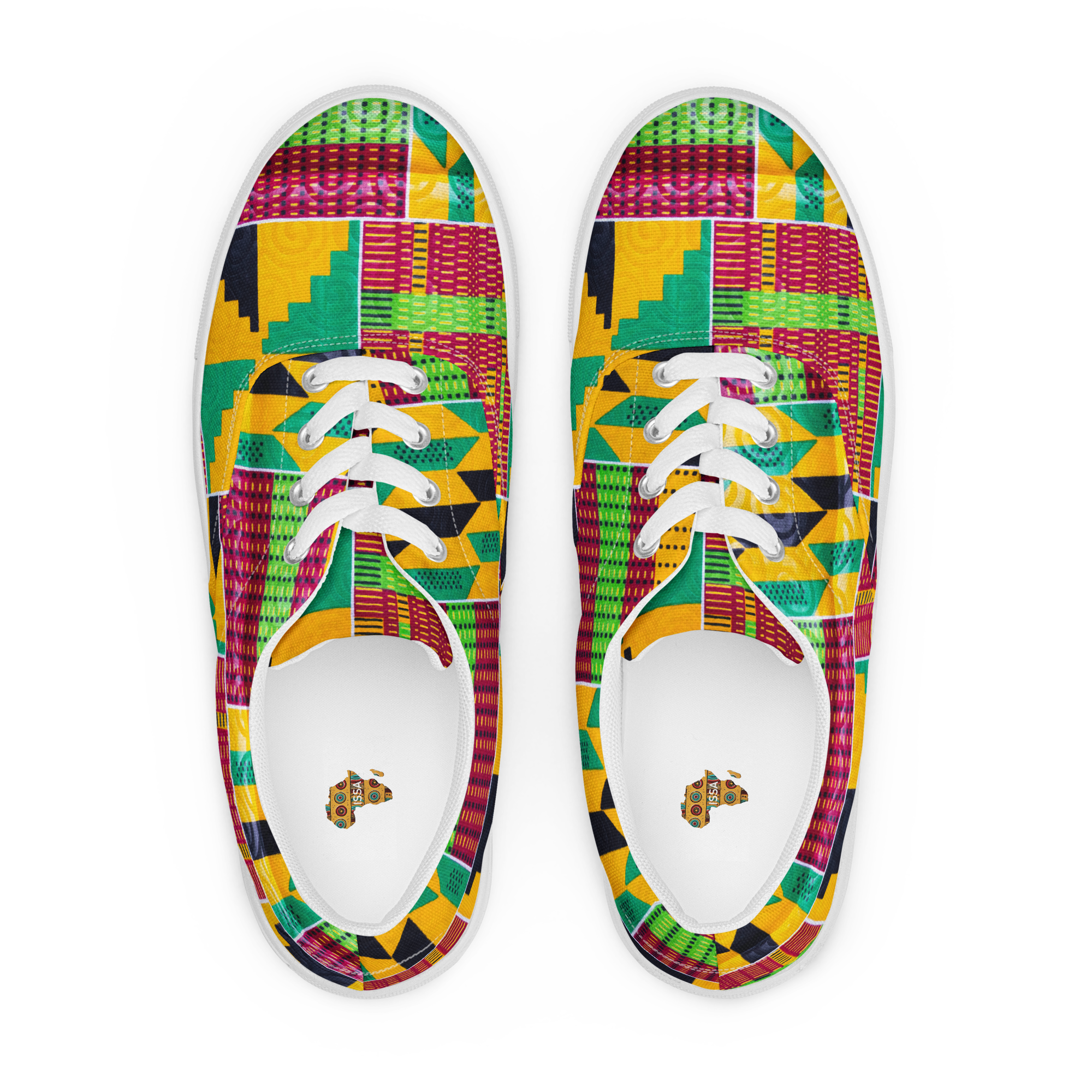 Women’s lace-up canvas shoes Golden Cameroon Africa