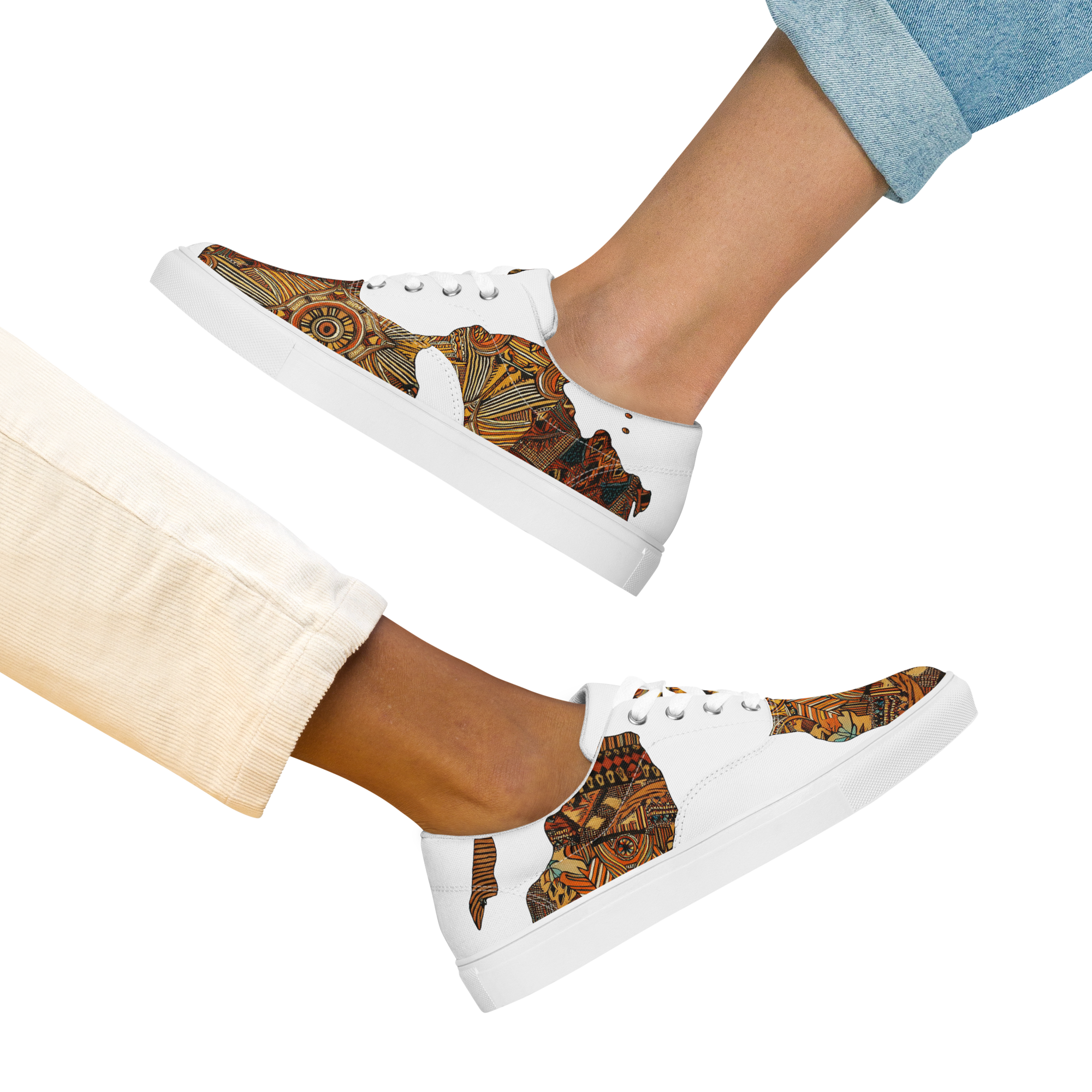 Women’s lace-up canvas shoes Zambia