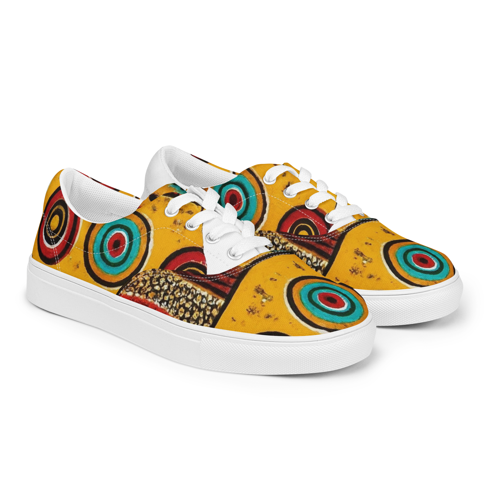 Women’s lace-up canvas shoes Cameroon Africa